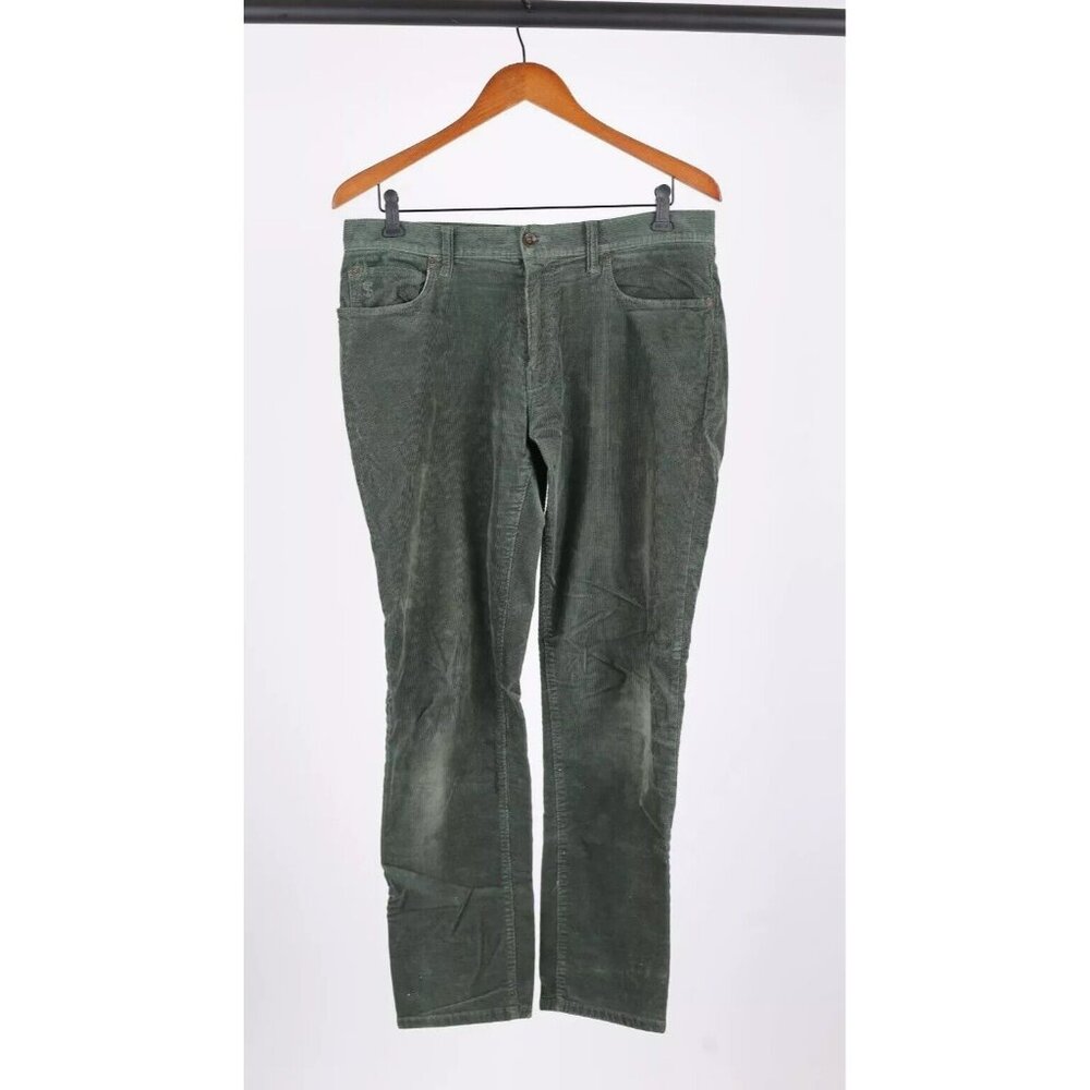 NEW Todd Snyder Stretch Cordoroy Pants SZ 32x30 Dark Green